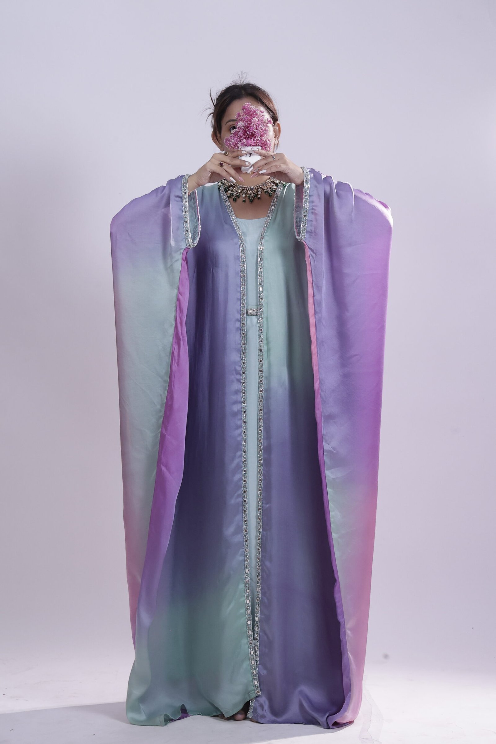 YASHA - OMBRE BELT KAFTAN