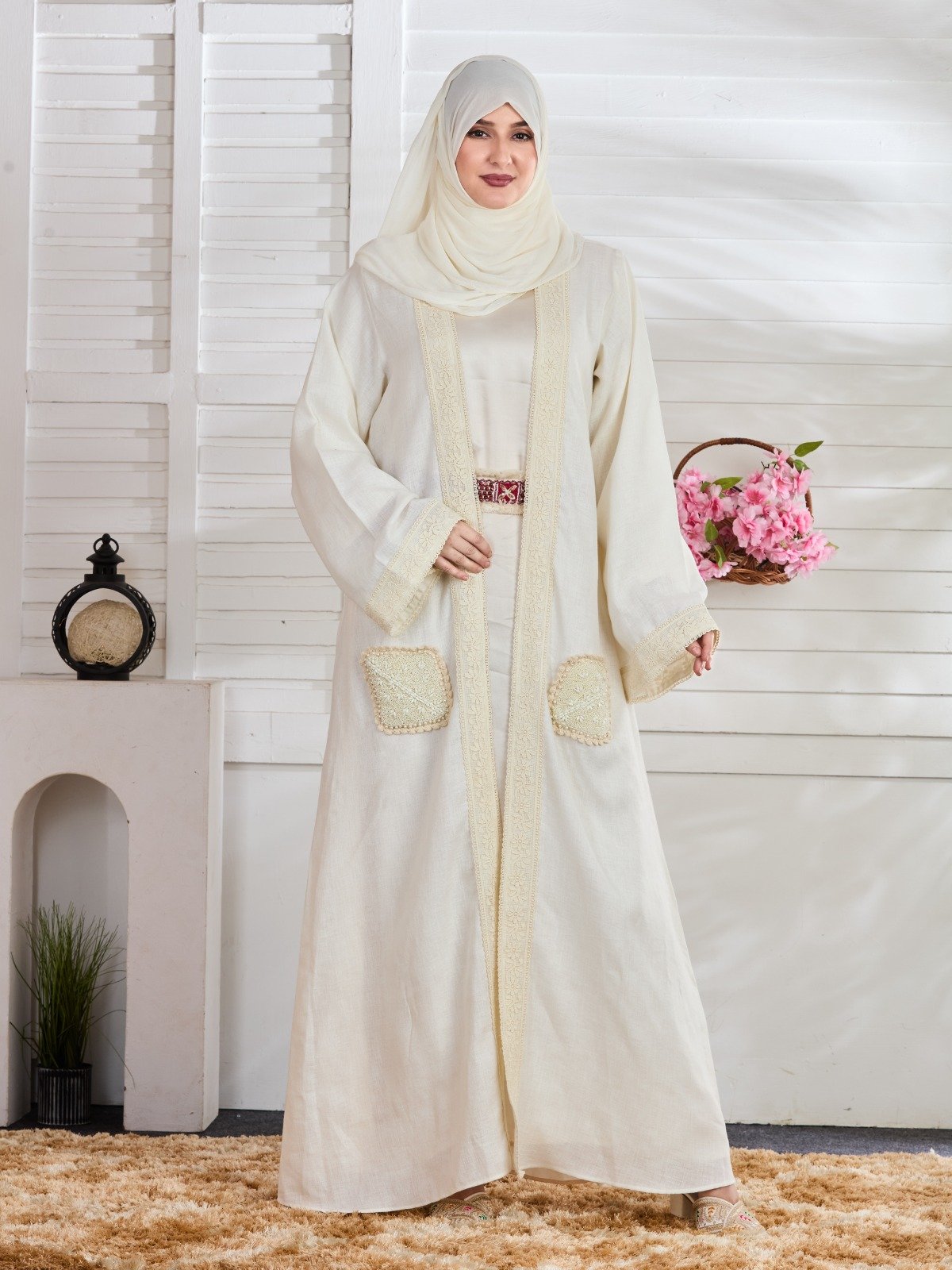 ZIANA - IVORY SHIMMER LINEN